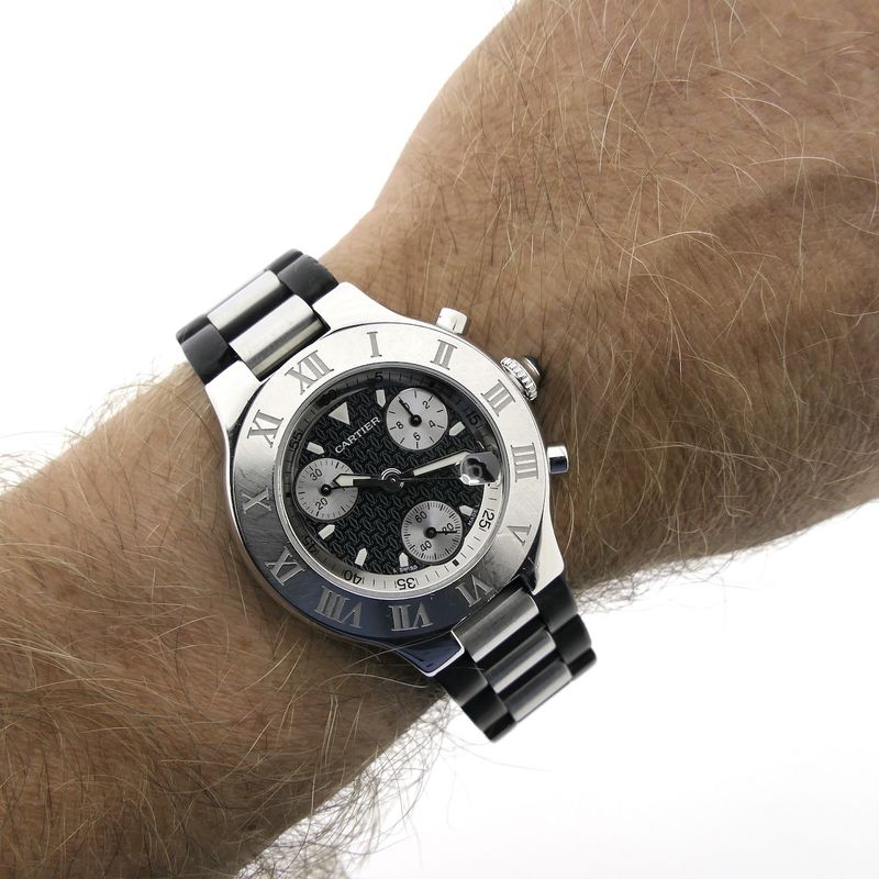 Image 15 of Cartier Chronoscaph 21; Chronograph watch