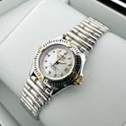 Image 13 of Breitling Callistino 'Mother of Pearl' B72345; 18k gold/steel women's watch