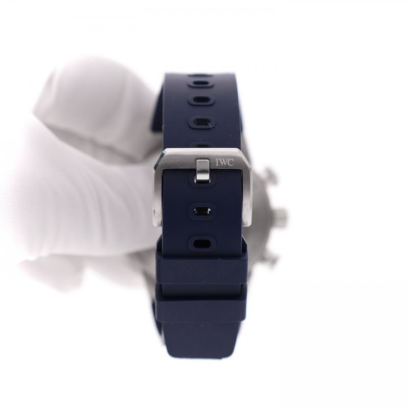 Afbeelding 10 van IWC Aquatimer Chronograph 'Tribute to Calypso Cousteau Divers' IW3782; Limited Edition Heren Horloge