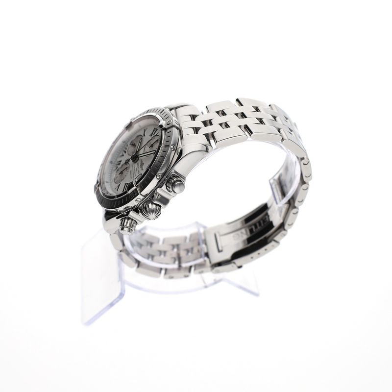 Image 13 of Breitling Chronomat Evolution 'White' A13356; Chronograph men's watch