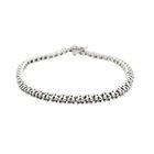 Image 2 of White gold tennis bracelet with diamond; 1.00 ct.