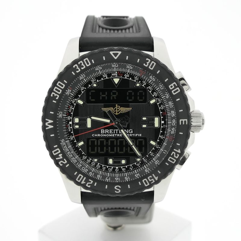 Image 1 of Breitling Airwolf Raven A78364; Professional Pilot's Men's Watch
