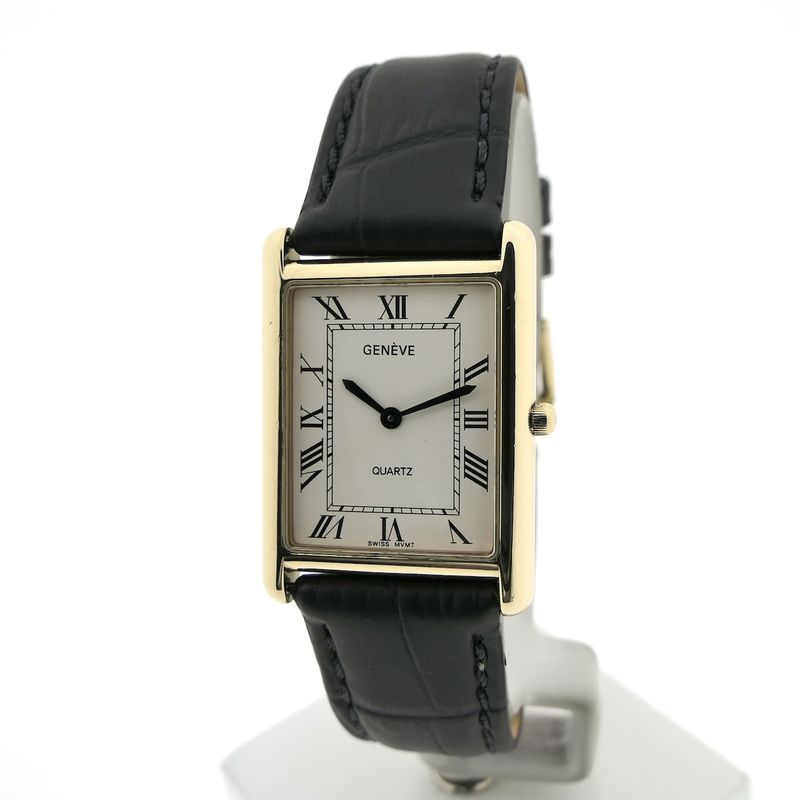 Image 18 of Geneva Tank 'Large'; Vintage 9k. watch