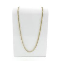 Gold robust gourmet link chain