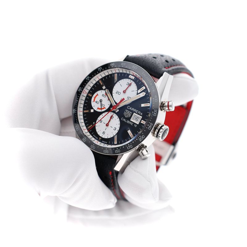 Image 10 of TAG Heuer Carrera Chronograph CAR201AP.FC6429; Automatic Men's Watch