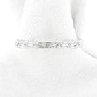 Image 2 of Silver slave bracelet with hieroglyph; Size M/L