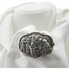 Image 9 of Vintage silver brooch with scene