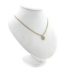 Image 4 of Gold heart pendant with zirconia