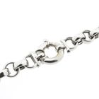 Image 4 of White gold jasseron link necklace