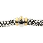 Image 3 of Fope bicolor gold mesh link necklace