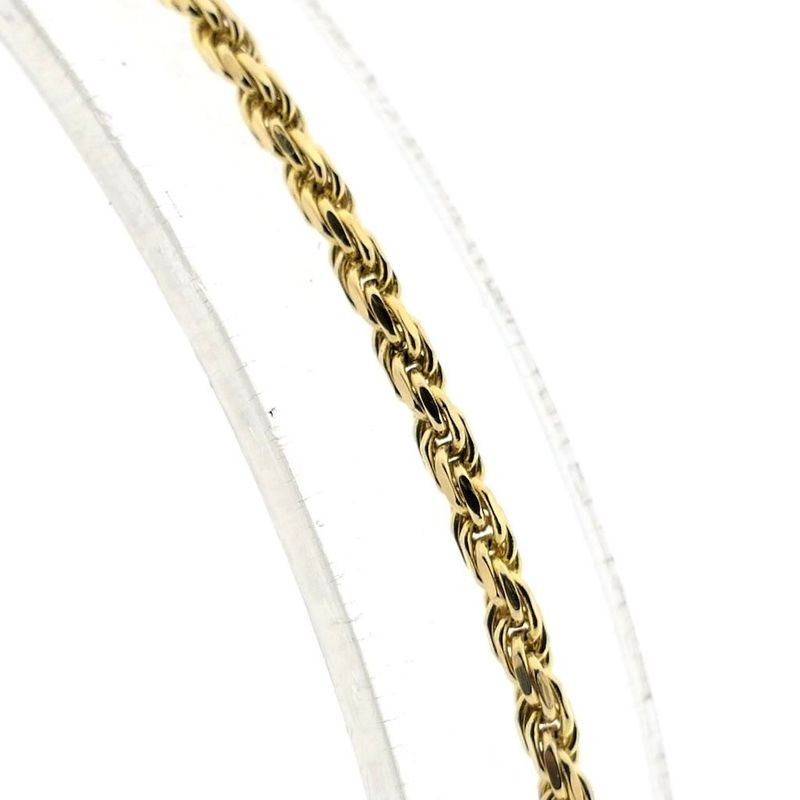 Image 3 of Gold twisted link bracelet