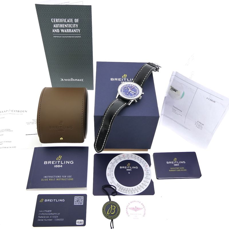 Image 16 of Breitling Navitimer Chronograph 41mm A13324; Automatic men's watch