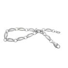Image 3 of Silver matte link bracelet | 19 cm