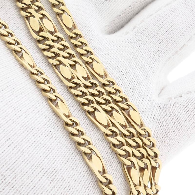 Image 10 of 8 Karat Figaro Chain