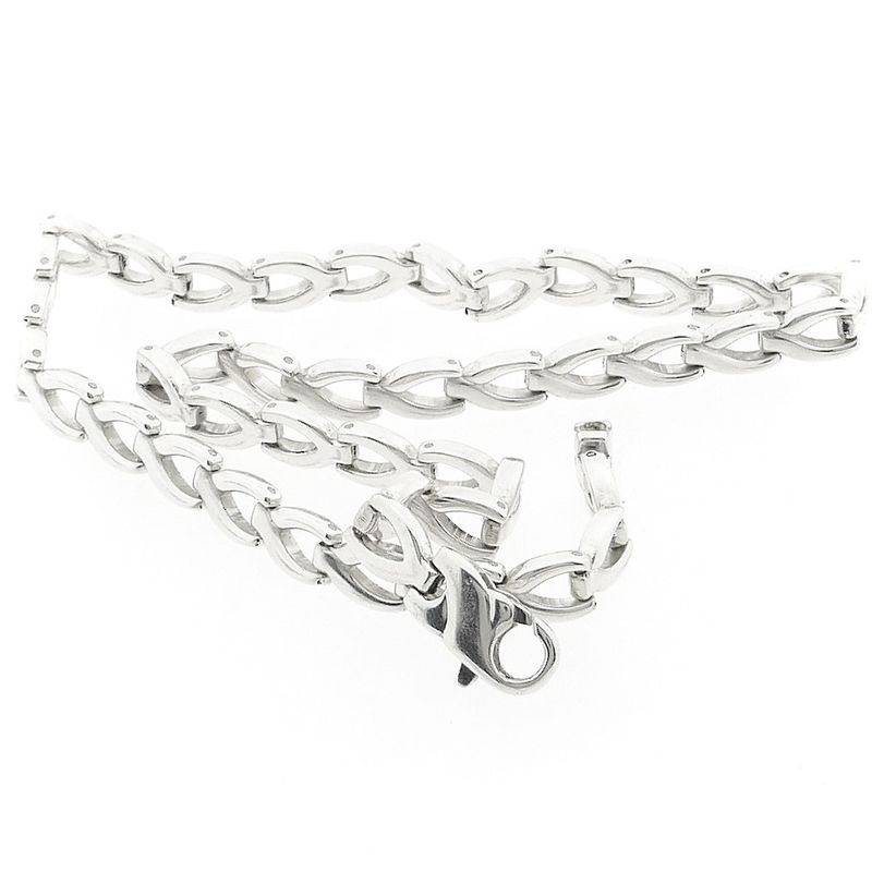Image 8 of Silver fantasy link chain | 43.5 cm