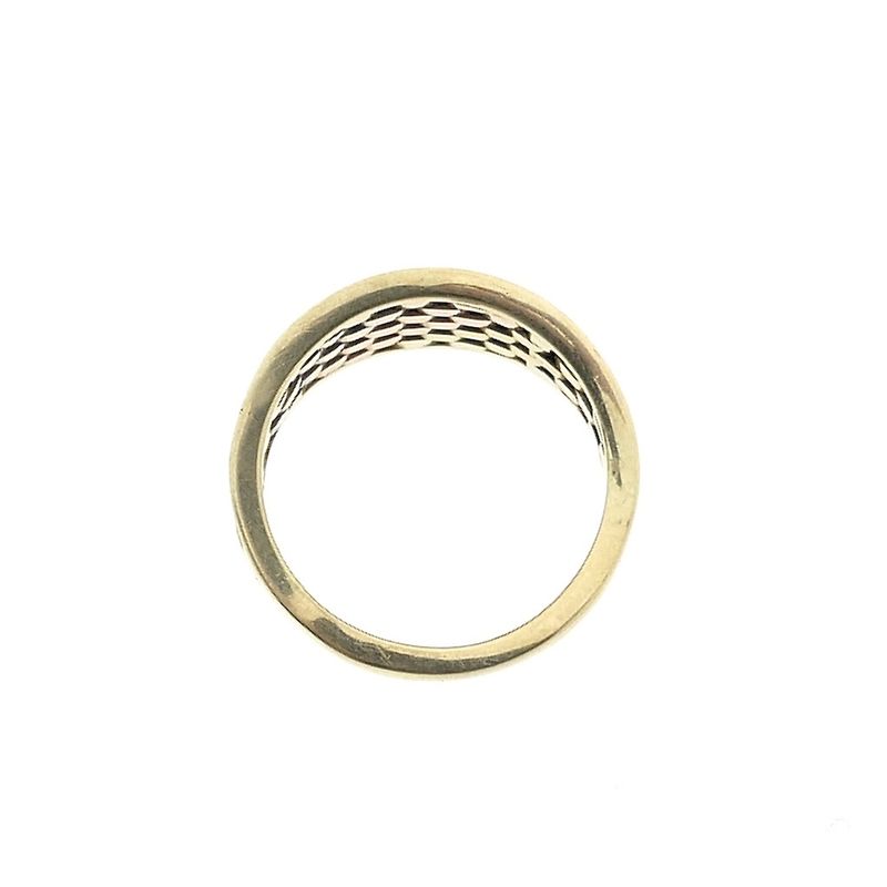 Image 5 of Tricolor gold woven ring
