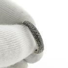 Image 5 of White gold pavé ring with black diamonds; 0.55 ct.