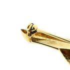 Afbeelding 5 van Vintage gouden abstracte broche met zirconia