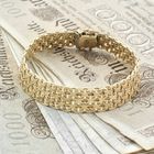 Image 2 of Vintage gold wide bracelet | 19.5 cm
