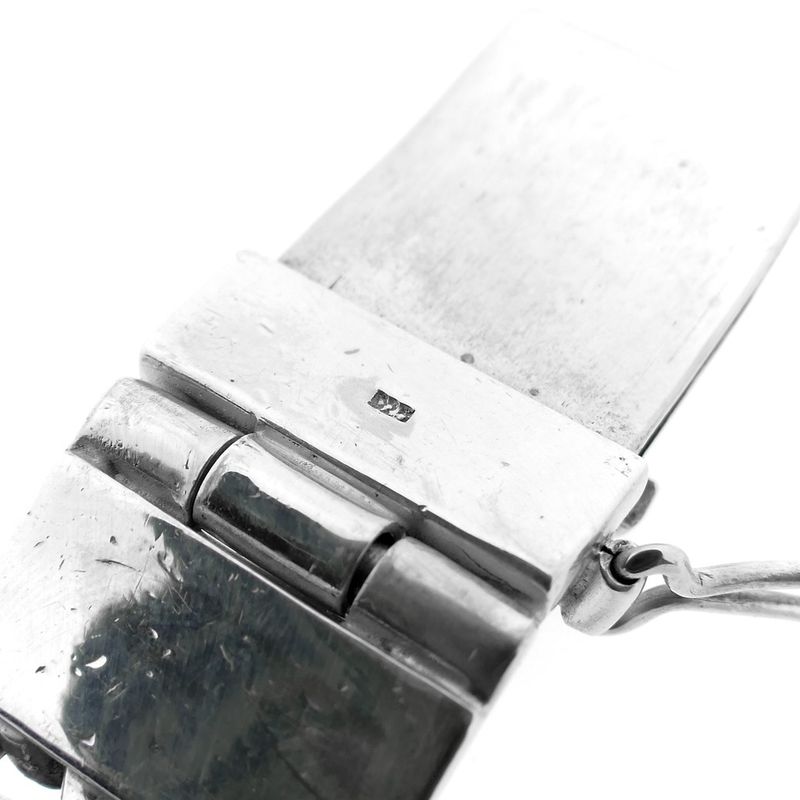 Image 9 of Silver Buddha to Buddha bracelet; Ben | 22.5 cm