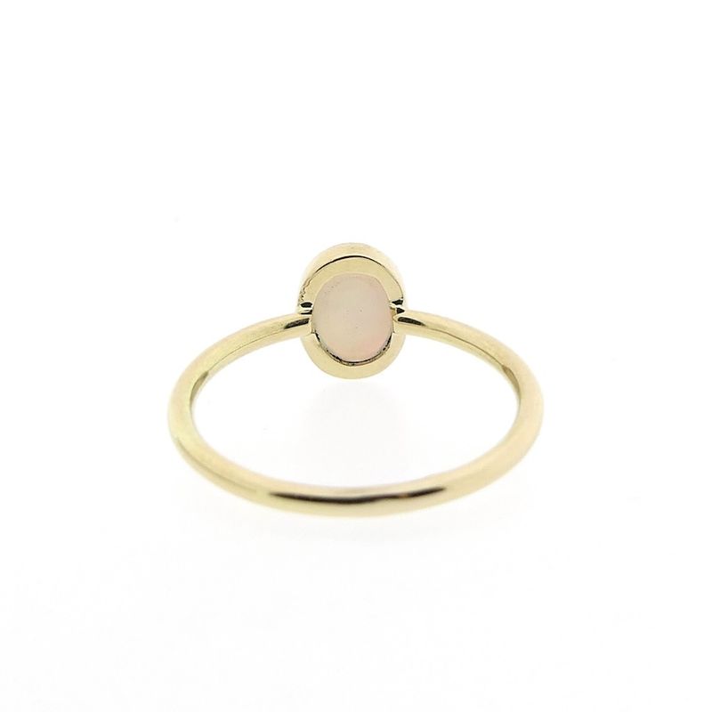 Image 4 of Gold ring with precious opal
