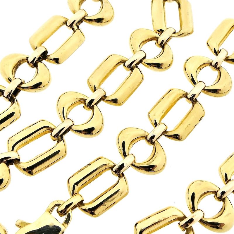 Image 4 of Golden fantasy link necklace