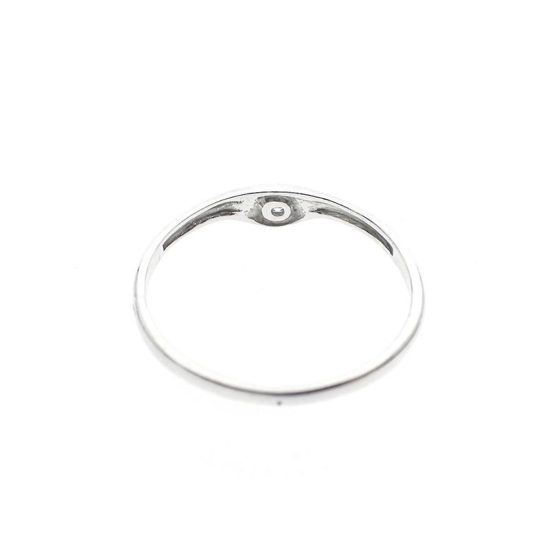 Image 5 of Silver ladies ring with zirconia