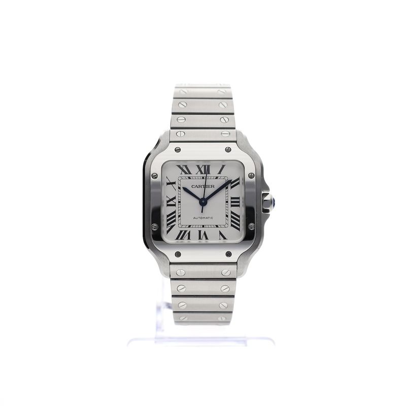 Image 25 of Cartier Santos 'Medium' 4075 WSSA0029; Automatic watch