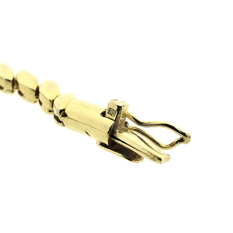 Image 6 of 18K Two-tone gold tennis necklace with 0.49 ct. diamond | 43 cm