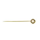 Image 3 of Gold lapel pin, tie pin with pearl