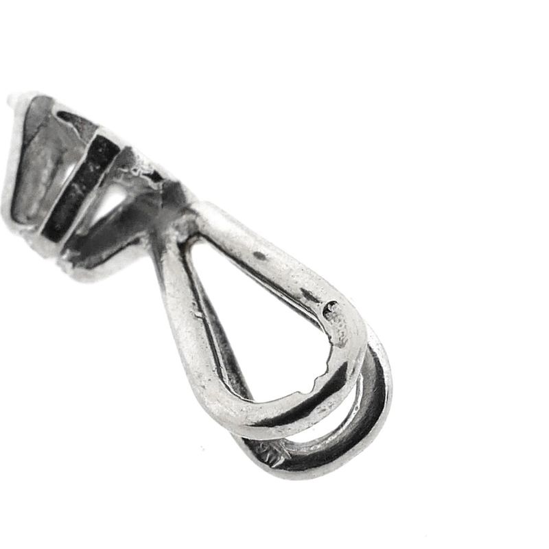 Image 8 of White gold pendant with diamond | 0.04 ct.