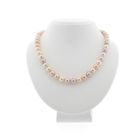 Image 1 of Champagne pearl necklace with rose gold clasp | 42.5 cm