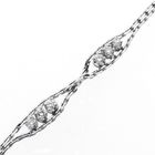Image 7 of White gold fantasy link bracelet with 0.30 ct. diamonds | 17 cm
