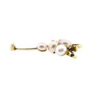 Image 10 of Gold Pendant with Baroque Pearl & Diamond; 14kt; 0.08 ct