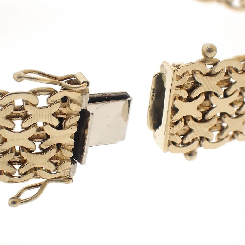 Image 9 of Vintage gold wide bracelet | 19.5 cm