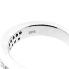 Image 6 of Silver pavé row ring with zirconia