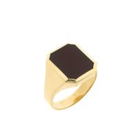 Gold signet ring with carnelian | Men