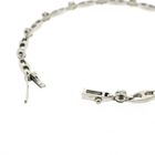 Image 5 of White gold fantasy link bracelet with diamonds; 0.24 ct.