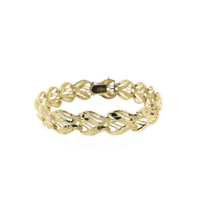 Gold fantasy link bracelet | 18.5 cm Image 1 of Gold fantasy link bracelet | 18.5 cm