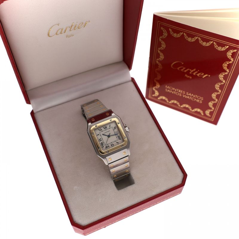 Afbeelding 13 van Cartier Santos 'Spider Dial' 2961; Vintage Automatisch Horloge