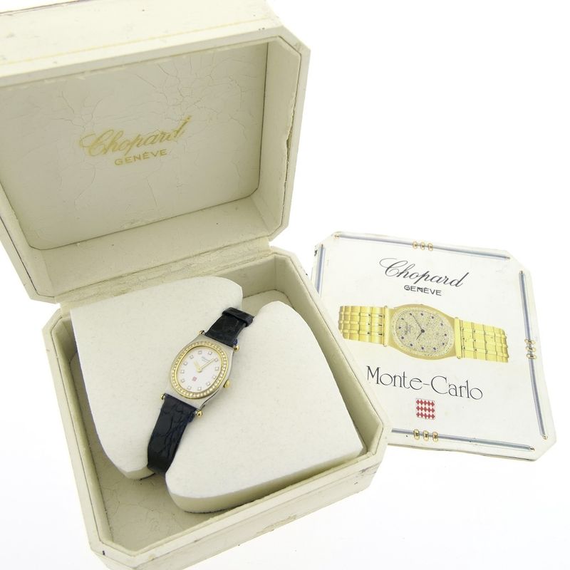 Image 12 of Chopard Monte Carlo; Women's watch with diamonds