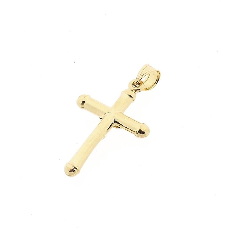 Image 6 of Bicolor Gold Cross Pendant