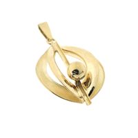 Golden abstract pendant