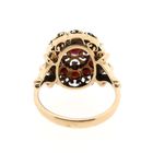Image 3 of Gold entourage ring with garnet