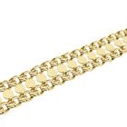 Image 5 of Gold gallery wire link bracelet.