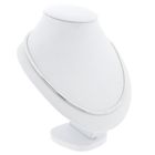 Image 2 of White gold Omega link necklace