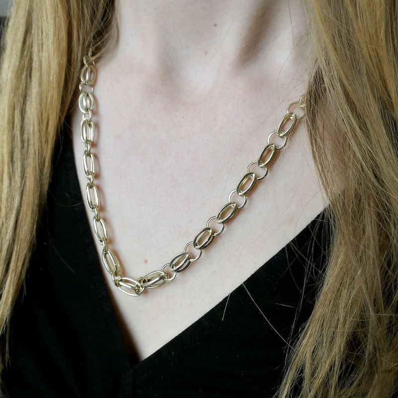 Image 12 of Golden fantasy link chain