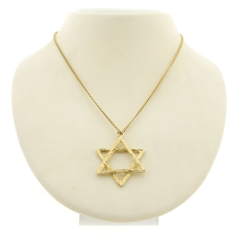 Image 8 of Gold pendant of a Star of David