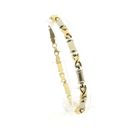 Image 1 of Two-tone gold fantasy link bracelet