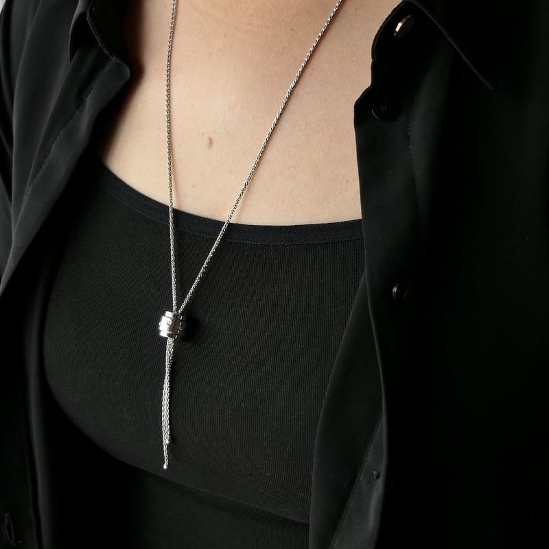 Image 5 of Piaget white gold Possesion necklace with fixed pendant and 0.14 ct diamond